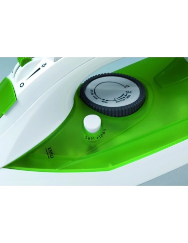Ariete 6236 Ferro da stiro a secco e a vapore Ceramica 2400 W Verde, Bianco