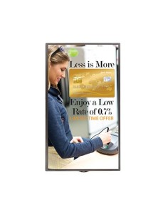 LG 65SM5B visualizzatore di messaggi Pannello piatto per segnaletica digitale 165,1 cm (65") LED Wi-Fi 450 cd m² Full HD Nero