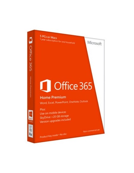 Microsoft Office 365 Home Premium, x32 64, 1y 5 licenza e 1 anno i