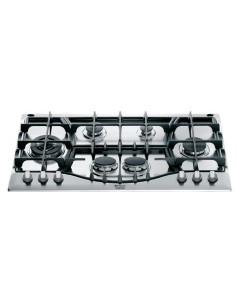 Hotpoint PH 960MST GH HA piano cottura Acciaio inossidabile Da incasso Gas 6 Fornello(i)