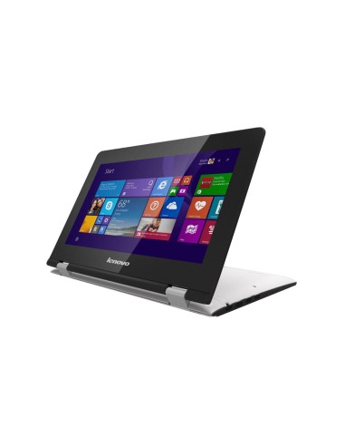 Lenovo Yoga 300 11 Ibrido (2 in 1) 29,5 cm (11.6") Touch screen Intel® Celeron® 4 GB DDR3L-SDRAM 500 GB HDD Windows 8.1 Bianco