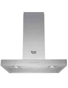 Hotpoint HNB 6.5S AM X HA cappa aspirante Cappa aspirante a parete Acciaio inossidabile 490 m³ h