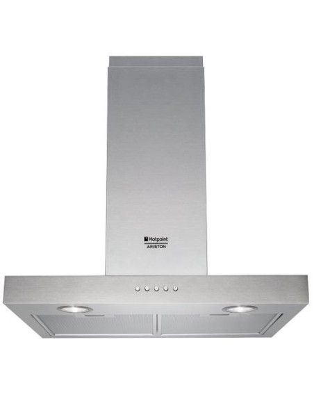 Hotpoint HNB 6.5S AM X HA cappa aspirante Cappa aspirante a parete Acciaio inossidabile 490 m³ h