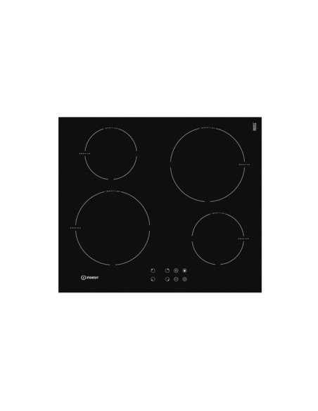 Indesit VIB 644 C E (EE) piano cottura Nero Da incasso Piano cottura a induzione 4 Fornello(i)