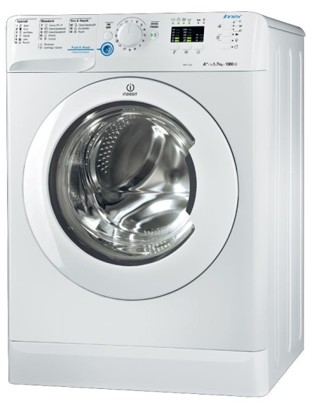 Indesit XWA 71052X WWGG IT lavatrice Caricamento frontale 7 kg 1000 Giri min Grigio, Bianco