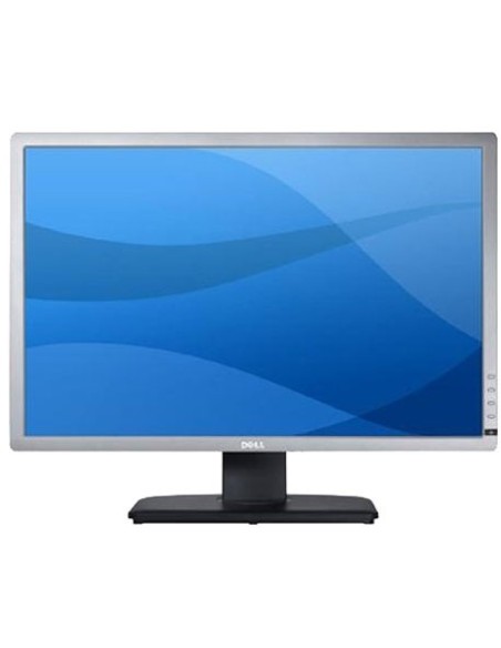 DELL UltraSharp U2412M 61 cm (24") 1920 x 1200 Pixel Full HD LED Nero, Argento