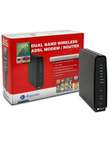 Digicom RAW750-A04 router wireless Gigabit Ethernet Dual-band (2.4 GHz 5 GHz) 4G Nero