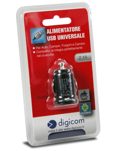 Digicom AAU231-G01 adattatore e invertitore Auto Nero