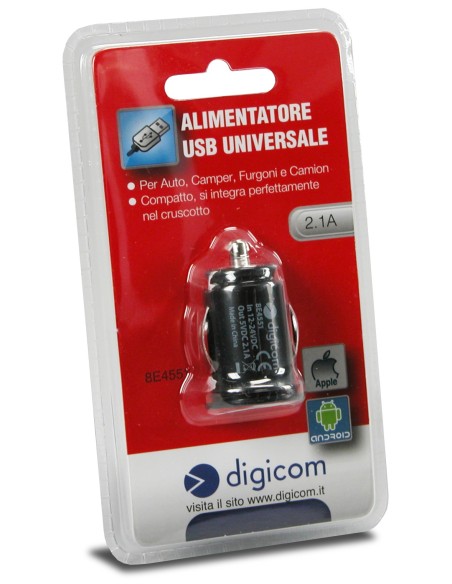 Digicom AAU231-G01 adattatore e invertitore Auto Nero