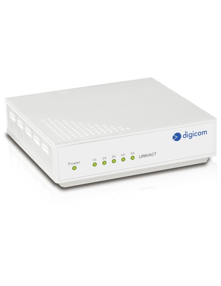 Digicom SWF05C-L01 Non gestito Fast Ethernet (10 100) Bianco
