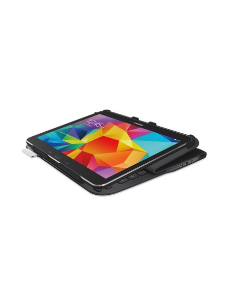 Logitech Ultrathin Keyboard Folio for Samsung Galaxy Tab 4 10.1 Carbonio, Nero Bluetooth QZERTY Italiano