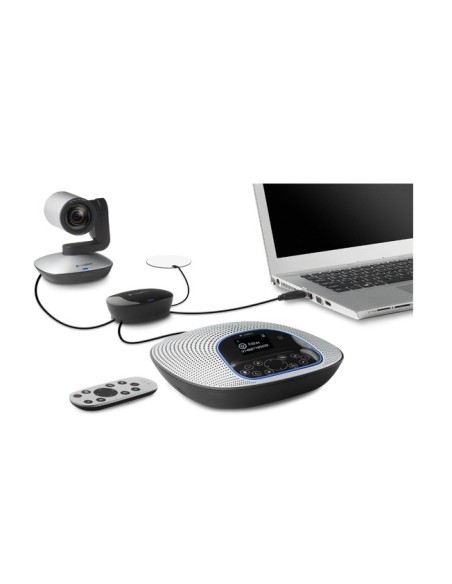 Logitech CC3000e webcam USB 2.0 Nero, Argento