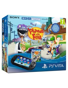 Sony Ps Vita 2016 + Phneas Ferb console da gioco portatile 12,7 cm (5") 1 GB Touch screen Wi-Fi Nero