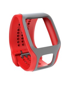 TomTom Cinturino regolabile - Cardio (Rosso Grigio)