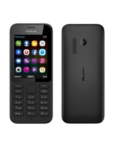 Microsoft Nokia 215 DUAL SIM 6,1 cm (2.4") 78,6 g Nero Telefono di livello base