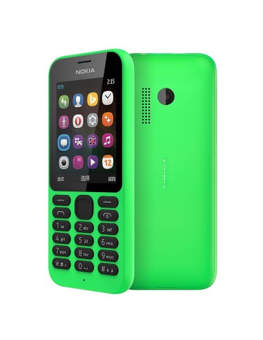 Microsoft Nokia 215 DUAL SIM 6,1 cm (2.4") 78,6 g Verde Telefono di livello base
