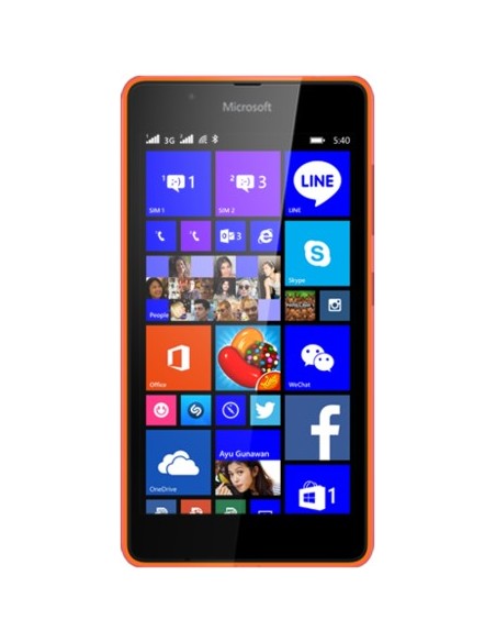 Microsoft Lumia 540 12,7 cm (5") Doppia SIM Windows Phone 8.1 3G Micro-USB 1 GB 8 GB 2200 mAh Arancione