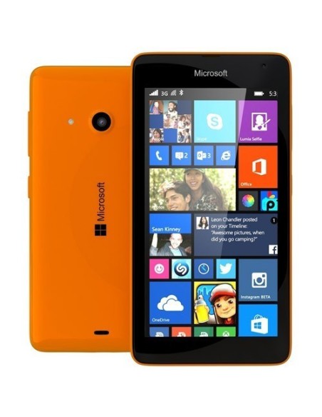 Microsoft Lumia 535 Dual SIM 12,7 cm (5") Doppia SIM Windows Phone 8.1 3G Micro-USB B 1 GB 8 GB 1905 mAh Arancione