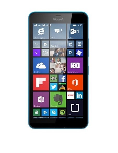 Microsoft Lumia 640 XL LTE Dual SIM 14,5 cm (5.7") Doppia SIM Windows Phone 8.1 4G Micro-USB 1 GB 8 GB 3000 mAh Ciano