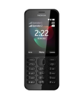 Microsoft 222 Dual SIM 6,1 cm (2.4") 79 g Nero