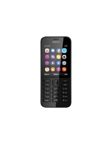 Microsoft 222 Dual SIM 6,1 cm (2.4") 79 g Nero