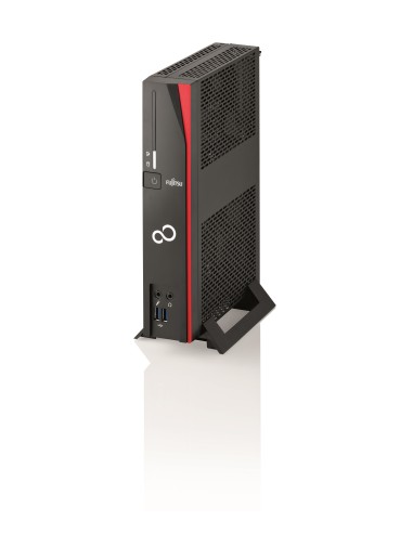 Fujitsu ESPRIMO A525-L DDR3-SDRAM GX-217GA Desktop AMD G 4 GB 500 GB HDD Windows 7 Professional PC Nero, Rosso