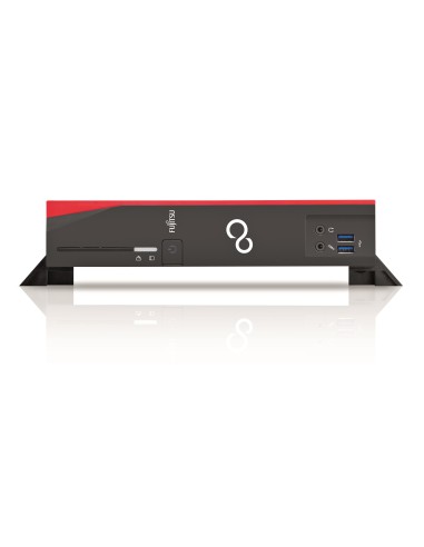 Fujitsu ESPRIMO A525-L DDR3-SDRAM GX-217GA Desktop AMD G 4 GB 500 GB HDD Windows 7 Professional PC Nero, Rosso