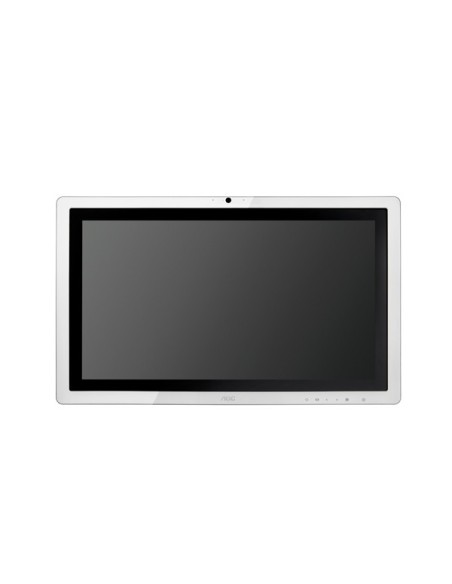 AOC A2472PW4T monitor touch screen 59,9 cm (23.6") 1920 x 1080 Pixel Multi-touch Tavolo Argento, Bianco