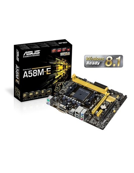 ASUS A58M-E AMD A58 FCH (Bolton D2) Socket FM2+ micro ATX