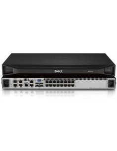 DELL DMPU2016-G01 switch per keyboard-video-mouse (kvm) Montaggio rack Argento
