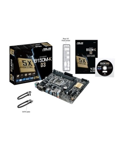 ASUS B150M-K D3 Intel® B150 LGA 1151 (Presa H4) micro ATX