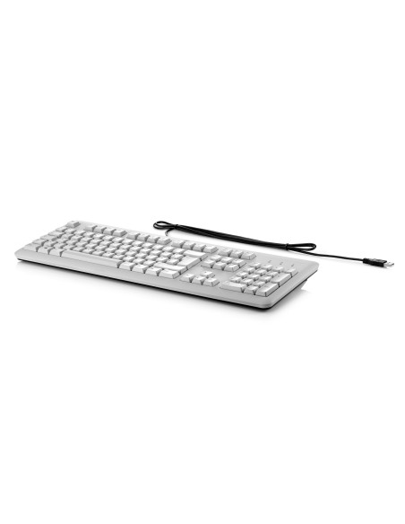 HP USB Grey Keyboard tastiera Grigio