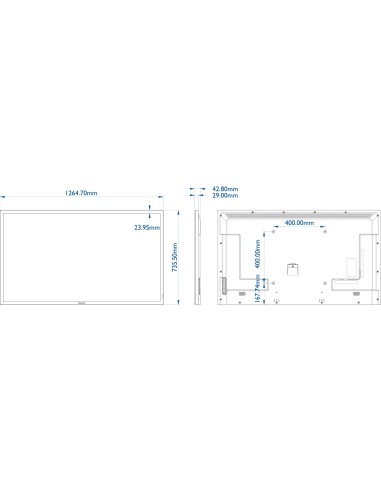 Philips Signage Solutions Display Q-Line BDL5520QL 00