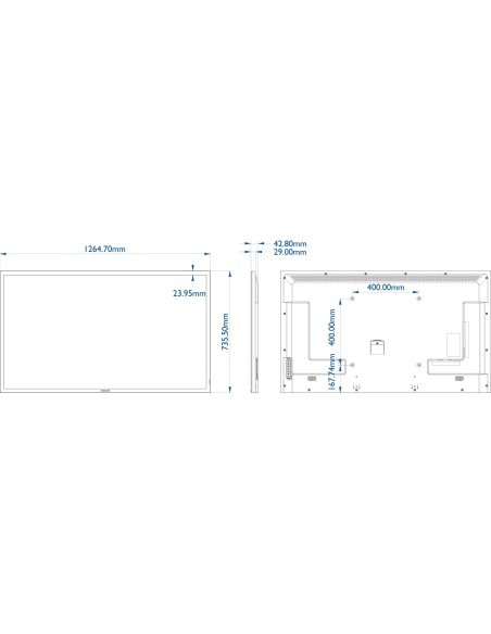 Philips Signage Solutions Display Q-Line BDL5520QL 00