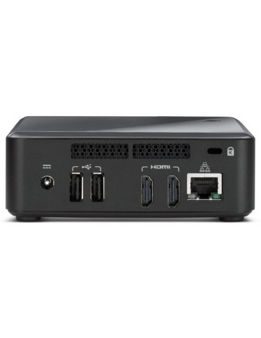 Intel BOXDC3217IYE barebone per PC stazione di lavoro UCFF Nero Intel® QS77 Express BGA 1023 i3-3217U 1,8 GHz