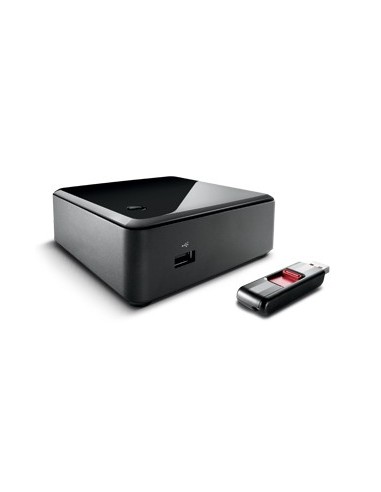 Intel BOXDC3217IYE barebone per PC stazione di lavoro UCFF Nero Intel® QS77 Express BGA 1023 i3-3217U 1,8 GHz