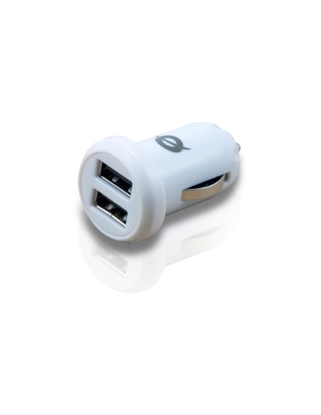 Conceptronic CUSBCAR2ASET Caricabatterie per dispositivi mobili Bianco Auto