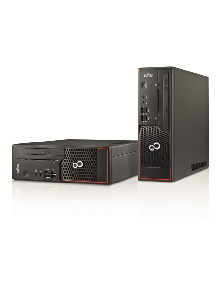Fujitsu ESPRIMO C720 DDR3-SDRAM i5-4590 USFF Intel® Core™ i5 8 GB 256 GB SSD Windows 7 Professional PC Nero