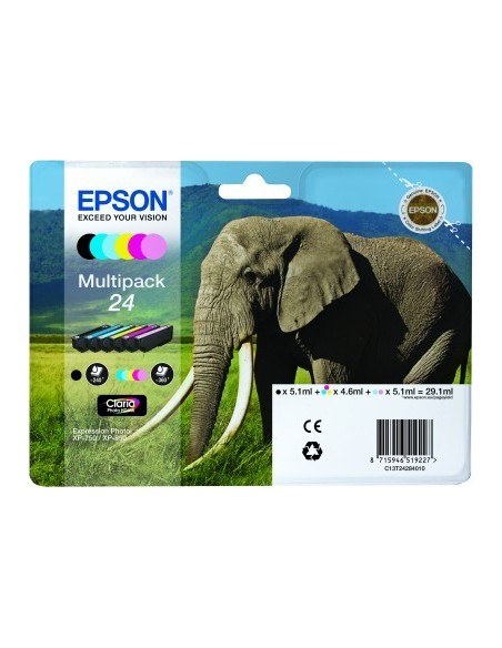 Epson Elephant Multipack 24 (6 colori)