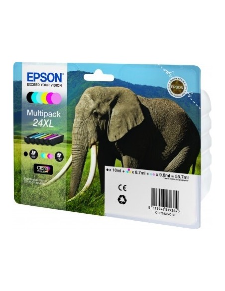 Epson Elephant Multipack 24XL (6 colori)