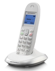 Motorola C2001 Telefono DECT Identificatore di chiamata Argento, Bianco 2