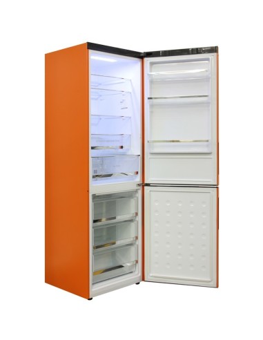 Haier C2FE636COJ frigorifero con congelatore Libera installazione 352 L Arancione