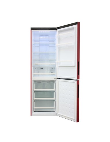 Haier C2FE636CRJ frigorifero con congelatore Libera installazione 352 L Rosso