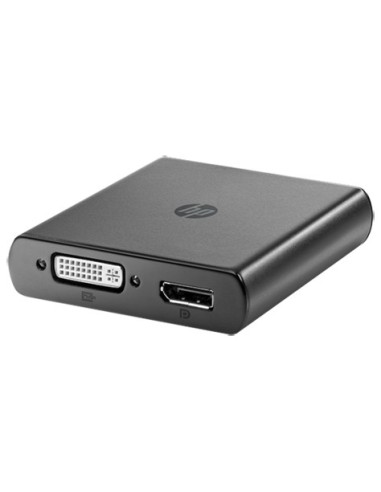 HP USB Dual Output Video Adapter adattatore grafico USB 2560 x 1600 Pixel Nero