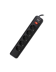 Ewent EW3951 protezione da sovraccarico Nero 5 presa(e) AC 1,5 m