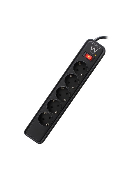 Ewent EW3951 protezione da sovraccarico Nero 5 presa(e) AC 1,5 m