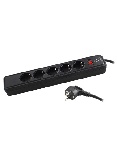 Ewent EW3951 protezione da sovraccarico Nero 5 presa(e) AC 1,5 m