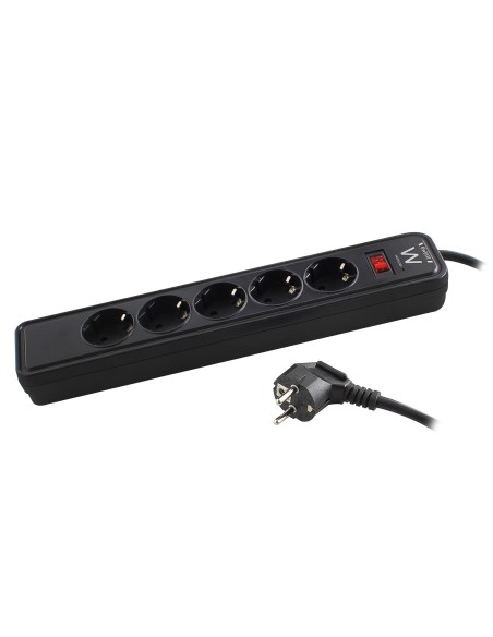 Ewent EW3951 protezione da sovraccarico Nero 5 presa(e) AC 1,5 m