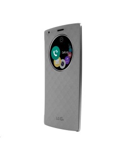 LG CFV-100.AGEUSV custodia per cellulare Custodia a libro Argento