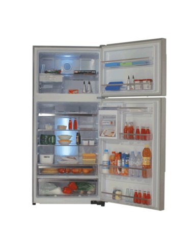 Haier D1FE 671 WX frigorifero con congelatore Libera installazione 500 L Acciaio inossidabile